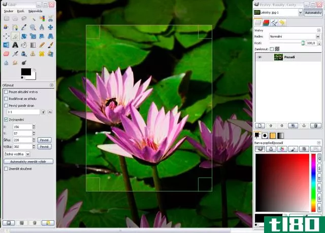 This is a screen capture of one of the best the Windows programs called GIMP