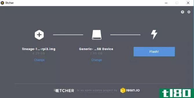 Install Android on the Raspberry Pi with Etcher