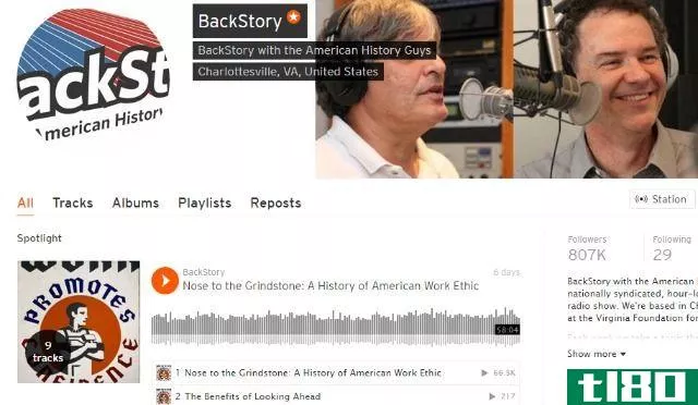 BackStory Podcast on SoundCloud