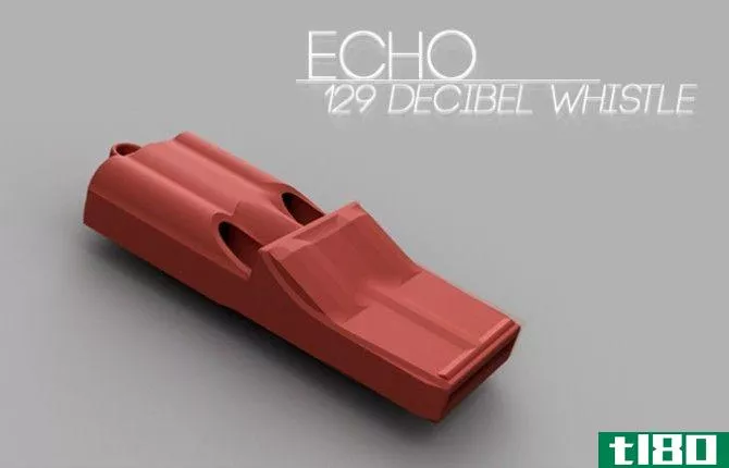 The Echo is a super-loud whistle you can 3D print at home for free