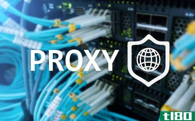 Proxy server illustration