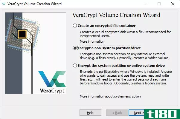 VeraCrypt Encrypt Partition or Drive