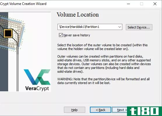 VeraCrypt Volume Creation Wizard