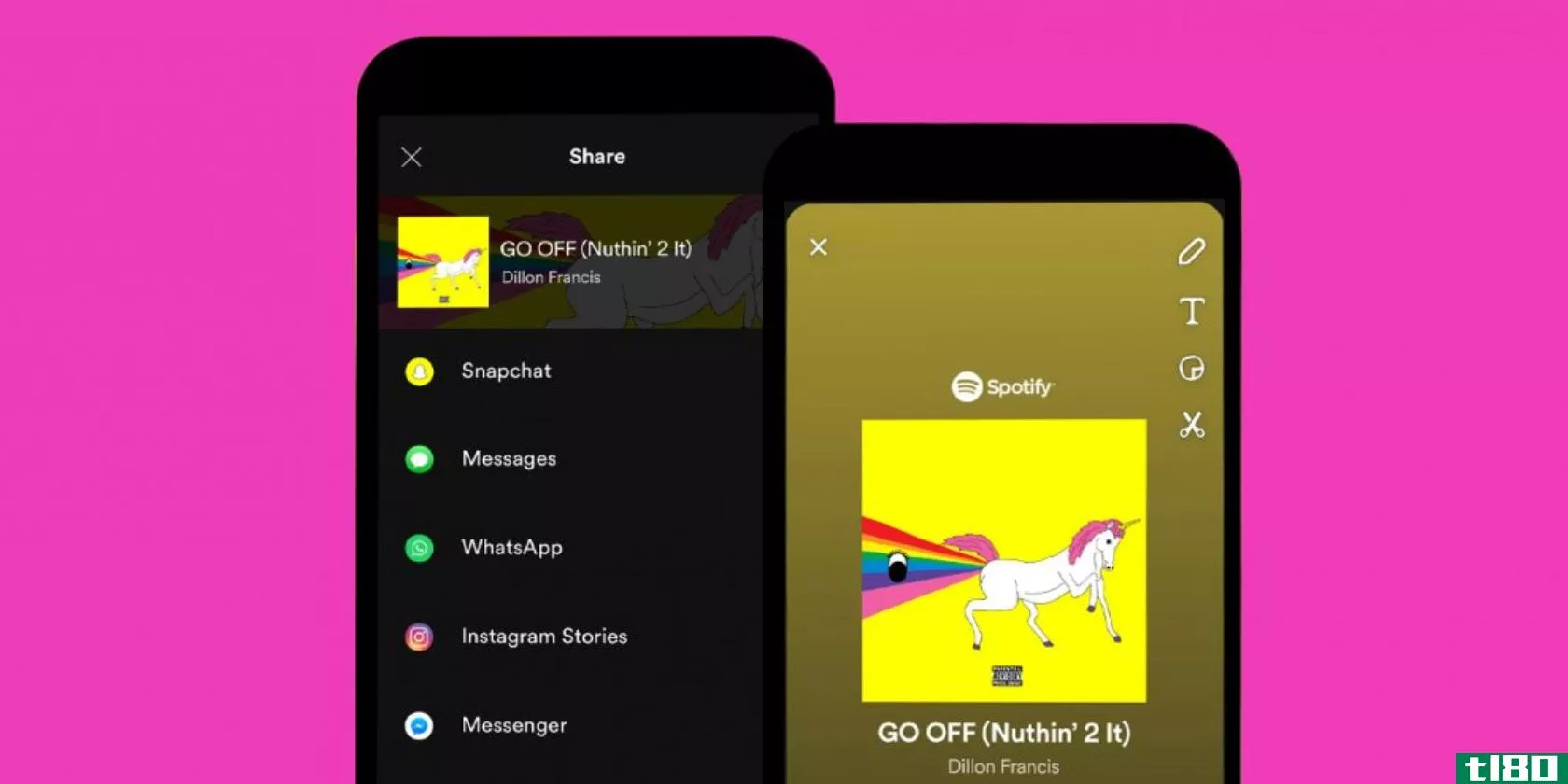 现在可以在snapchat上共享spotify歌曲