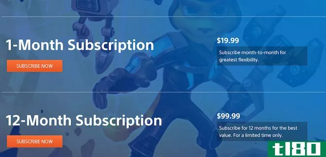 PlayStation Now Subscription Prices
