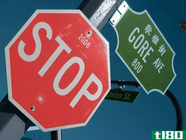 Stop Sign Gore Ave Colorized Photo Finished
