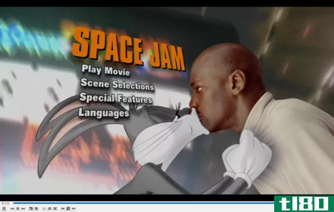 Space Jam DVD VLC