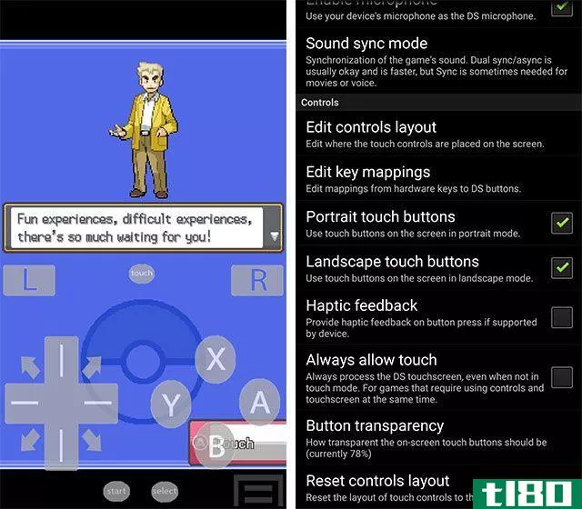 Nintendo DS Pokémon emulator for Android