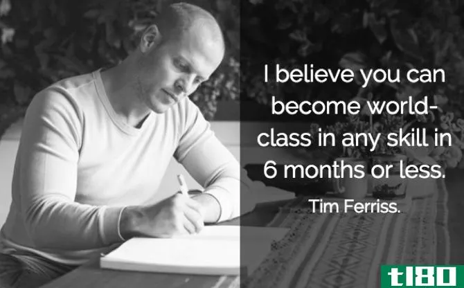 I believe you can become world-class in any skill in 6 months or less