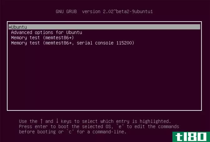 GRUB Bootloader for Linux Ubuntu