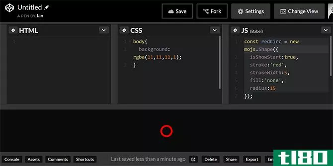 CodePen in the Browser