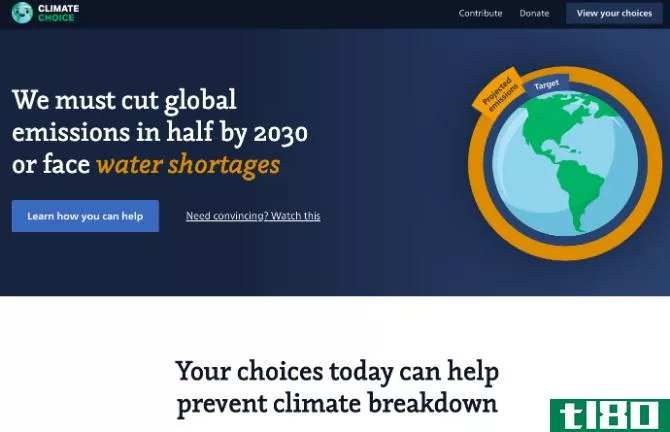 ClimateChoice is a one-stop destination to find out how you can change your lifestyle in **all ways to fight climate change and global warming