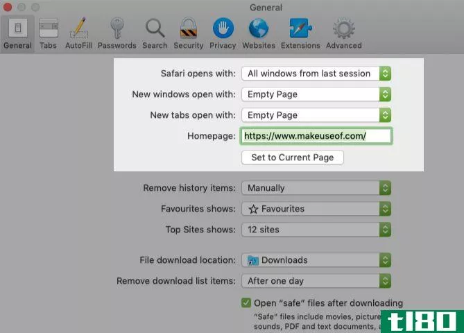 tweak tab and window behavior in Safari preferences on Mac