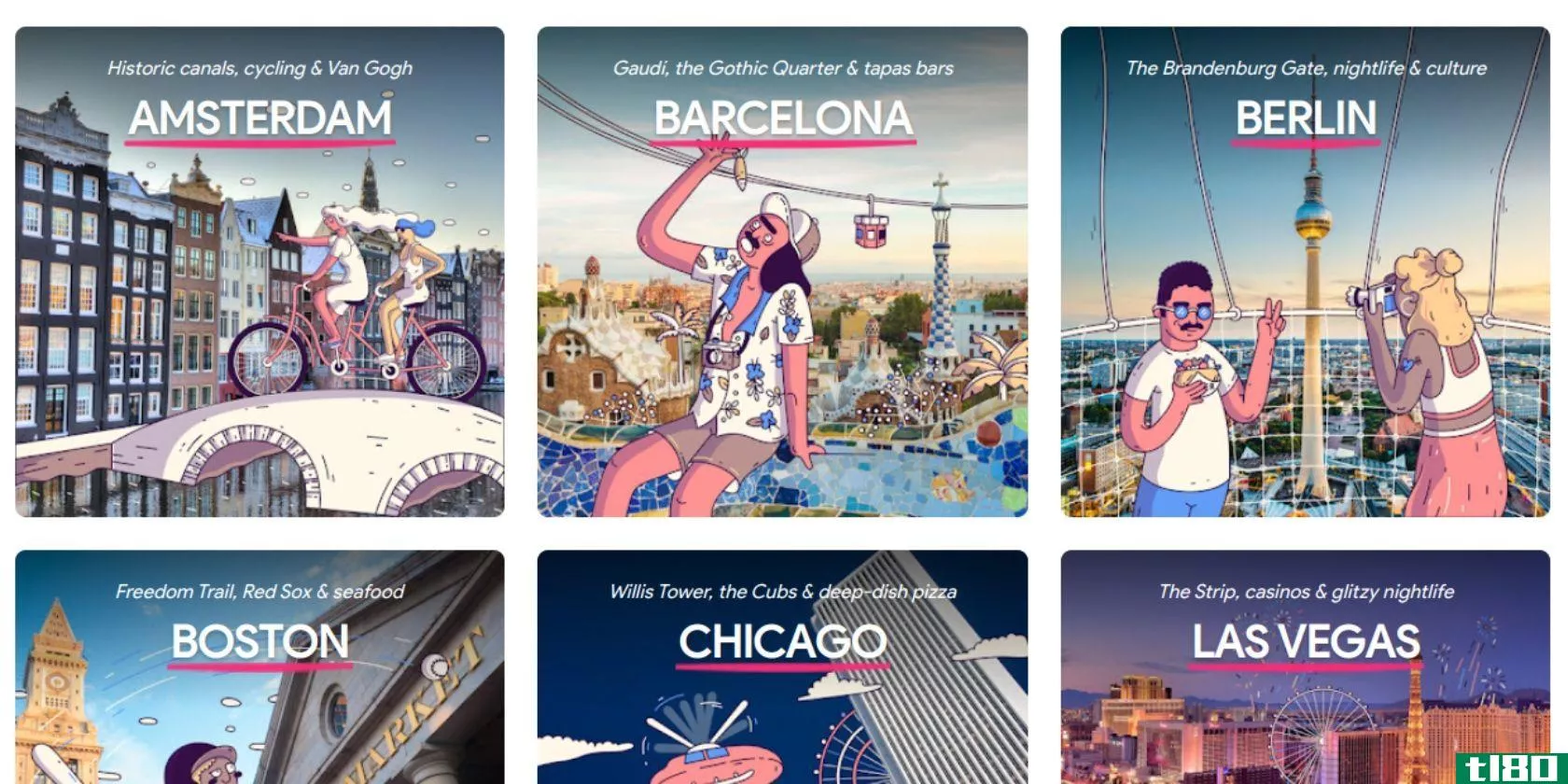 谷歌的新网站帮助游客规划城市休息时间