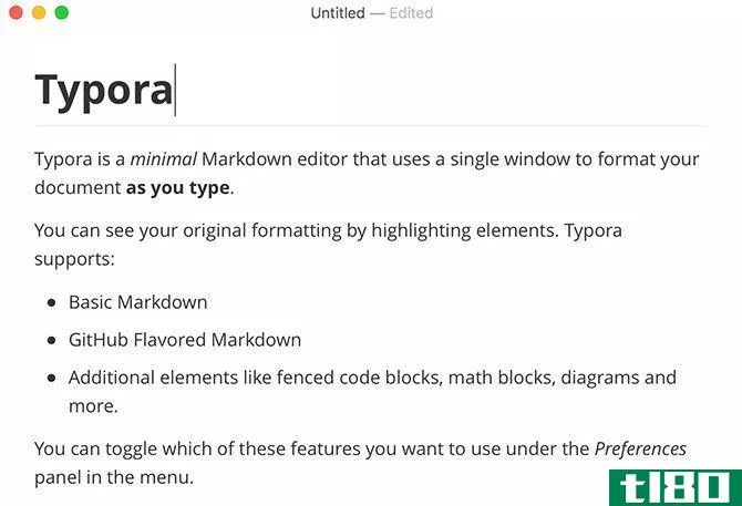 Typora Markdown Editor