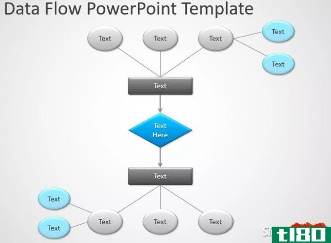 data flowchart diagram powerpoint