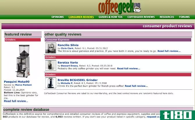 Coffee Geek is the internet's leading encyclopedia for all things coffee