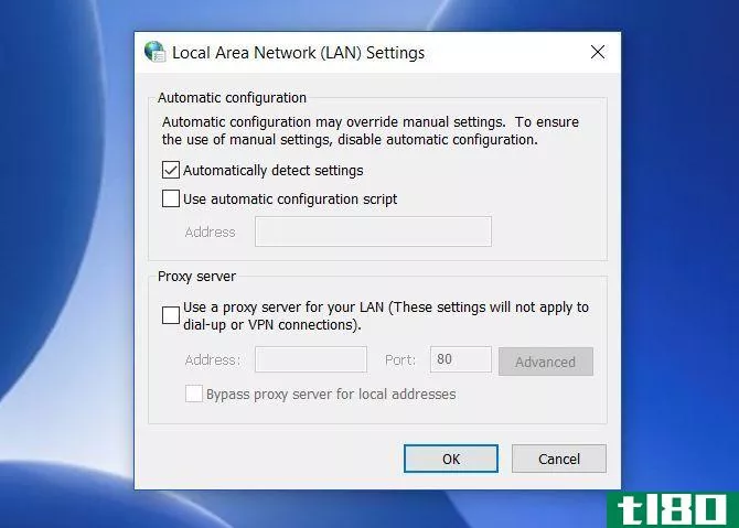 pc proxy settings