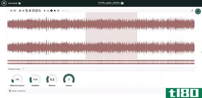 HYA WAVE Browser Audio Editor