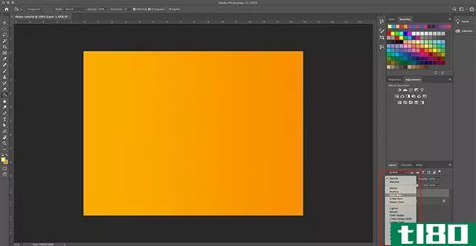 How to Use Custom Shape Tool Photoshop Apply Gradient