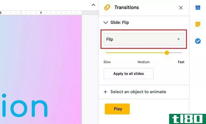 Create Transiti*** in Google Slides Flip Transition