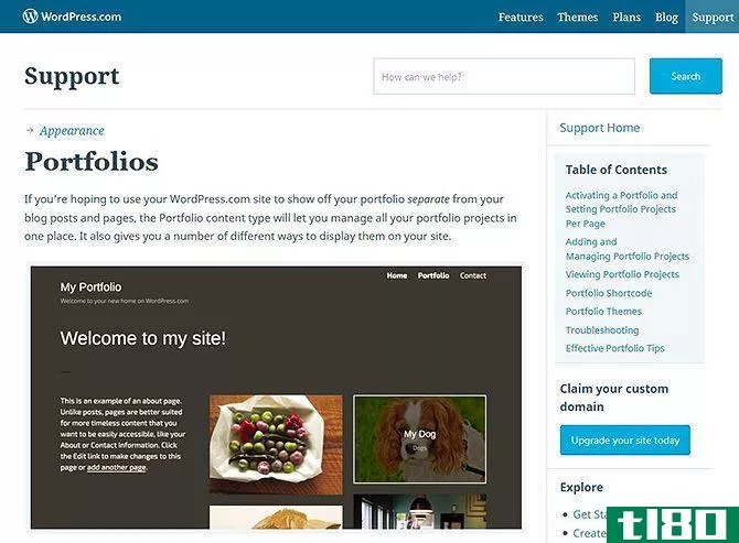 Portfolio Sites---WordPress