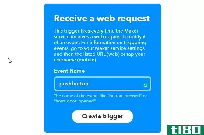 Web Request with IFTTT Webhooks