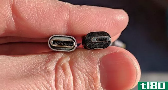 USB-C and Micro-USB cable connectors