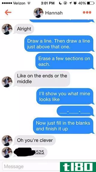 how to ask for his/her phone number with a Tinder pickup line
