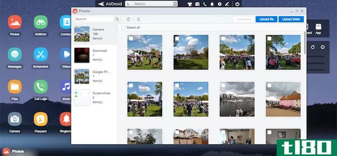 airdroid with google photos