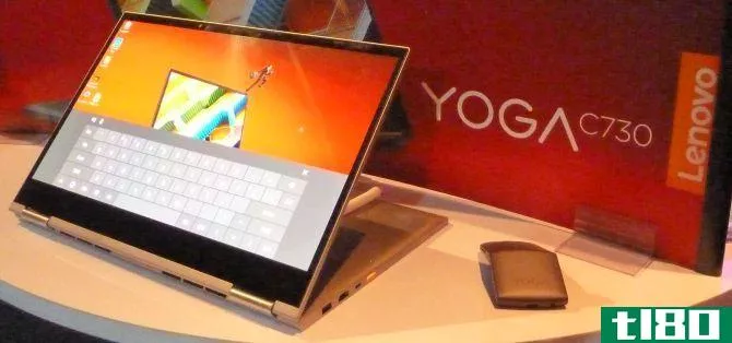 Lenovo Yoga C730 at CES 2019