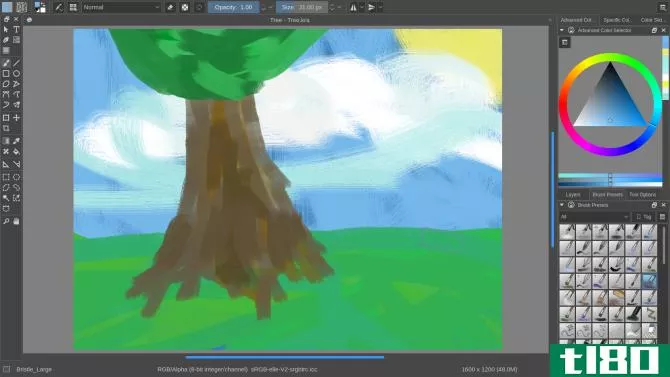 how to use krita- image editor