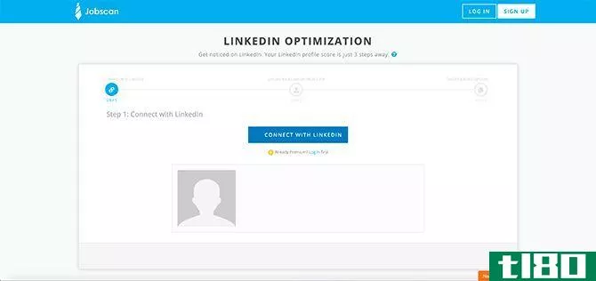 Jobscan Premium Account LinkedIn Optimization