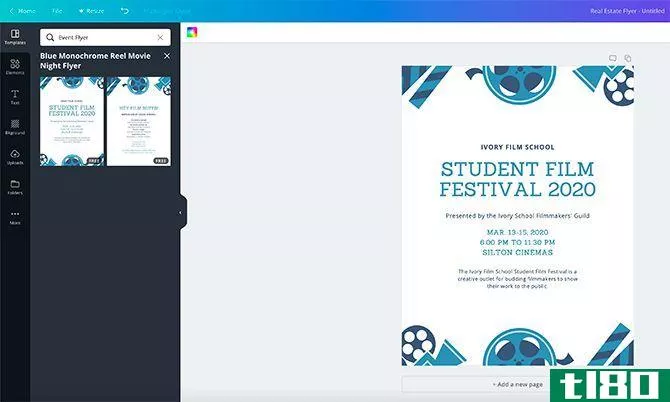 How to Make a Flyer in Canva Choose Event Flyer