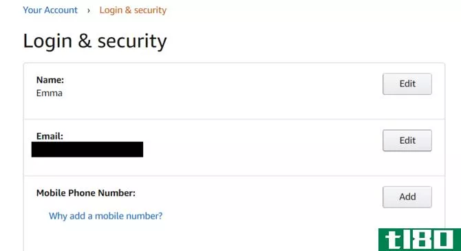 Amazon Security Settings Erase Phone Number