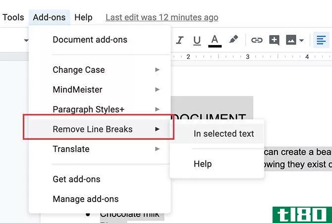 Remove Line Breaks to make documents look better