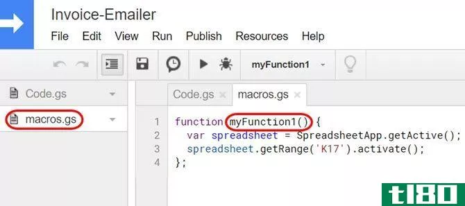 get macro function name