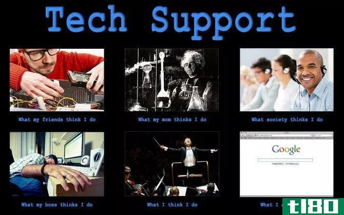 Tech Support What People Think Meme