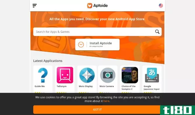 Aptoide Android app store
