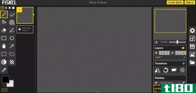Piskel Pixel Art Tool Retro Game Developers