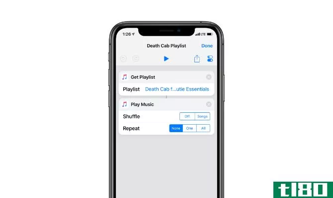 iOS 12 shortcuts playlist