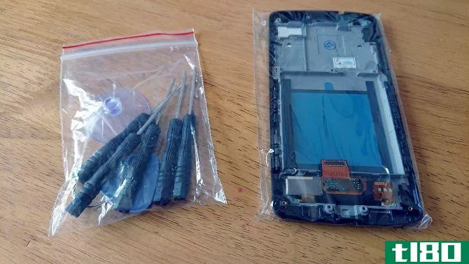 Replacement **artphone display and tools