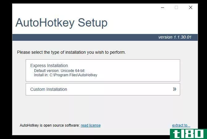 AutoHotkey installer