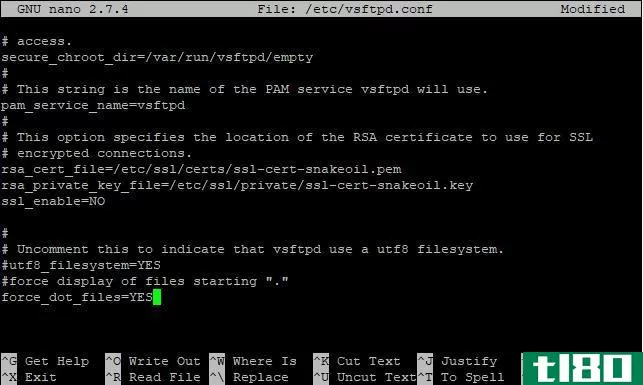 Configure vsftpd to enable FTP access to your Pi web server