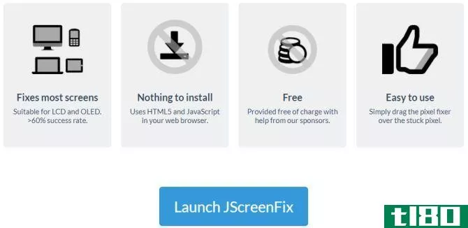 JScreenFix features