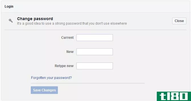 How to change your password on Facebook