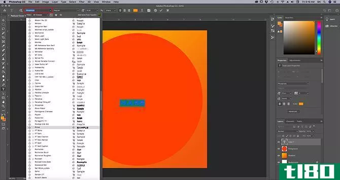 Photoshop CC Changing the Font in Your Image