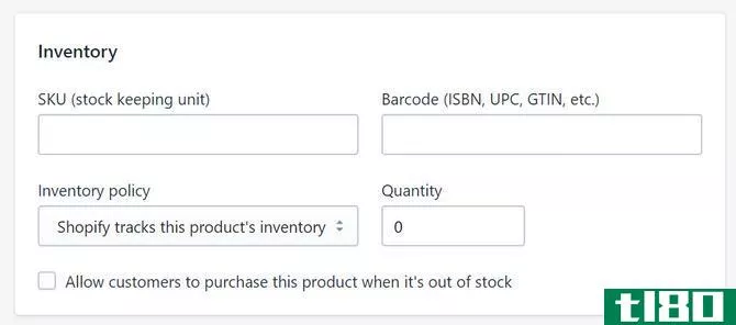 Shopify Product Inventory Management