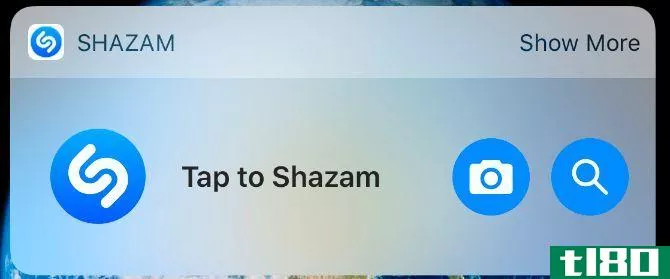 Shazam Widget
