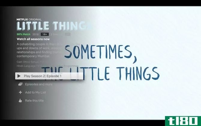 Netflix Apple TV Subtitles Style Details Page